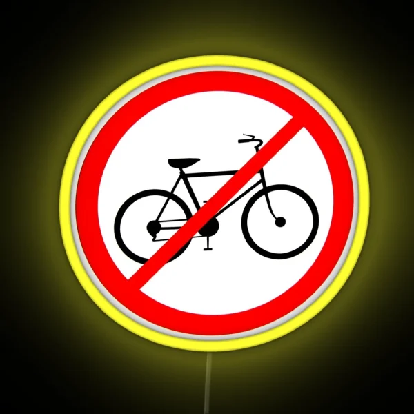 No Cycling RGB Neon Sign