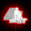 Vintage music phrase quote with colorful RGB neon lighting effect