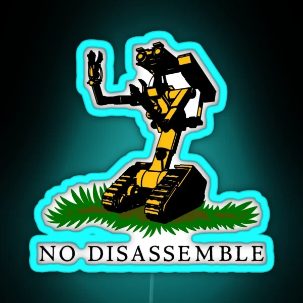 No Disassemble RGB Neon Sign