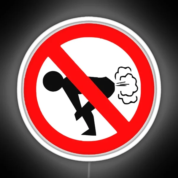 No Farting RGB Neon Sign