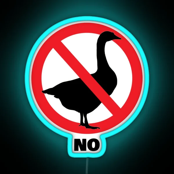 No Goose RGB Neon Sign