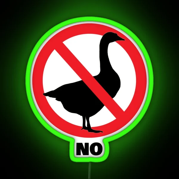 No Goose RGB Neon Sign