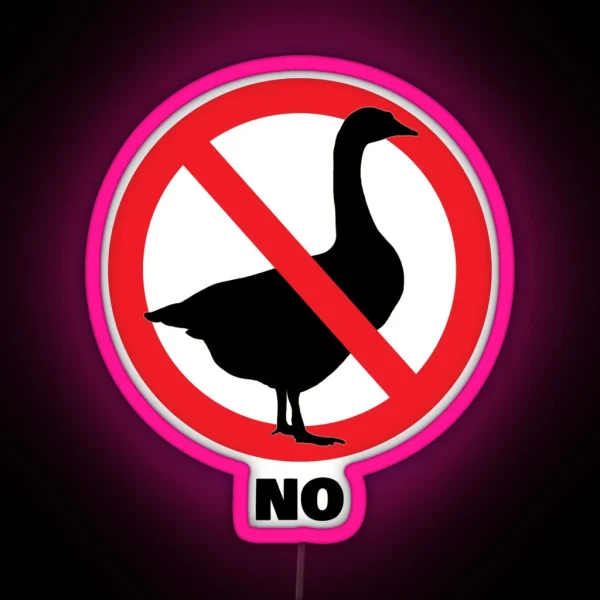 No Goose RGB Neon Sign