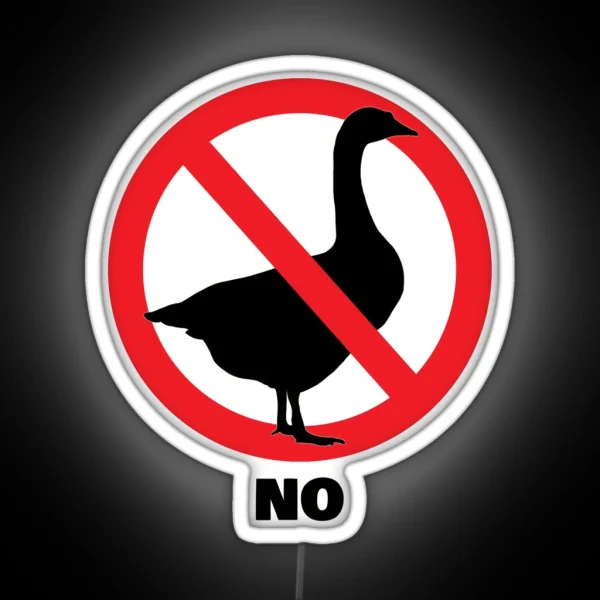 No Goose RGB Neon Sign