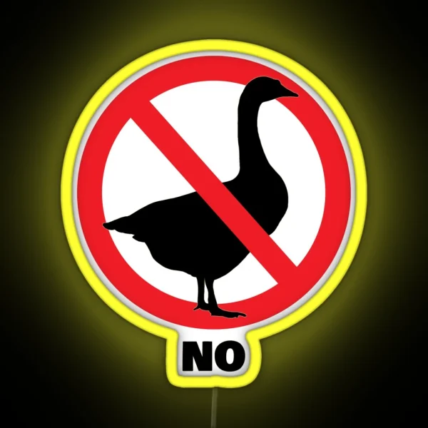 No Goose RGB Neon Sign