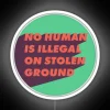 Boldly Displaying Resistance and Activism with Neon Protest Sign Decor