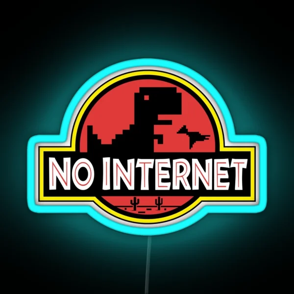 No Internet Park RGB Neon Sign