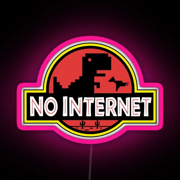 No Internet Park RGB Neon Sign