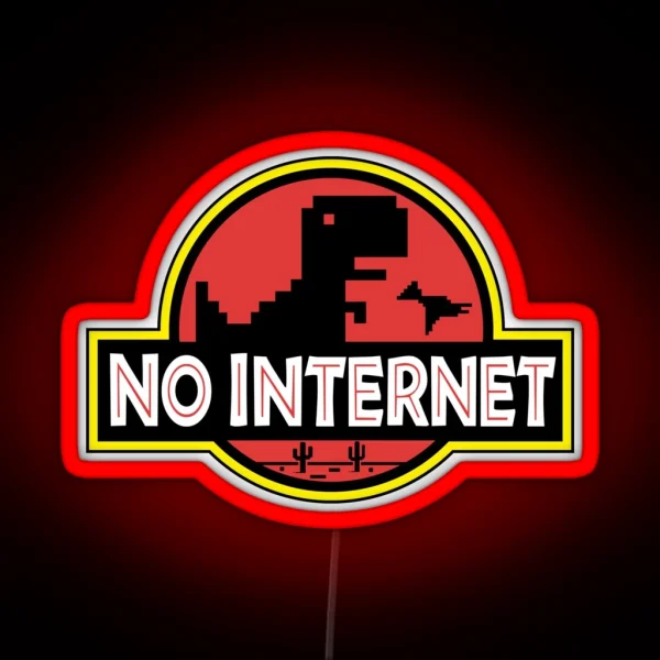 No Internet Park RGB Neon Sign