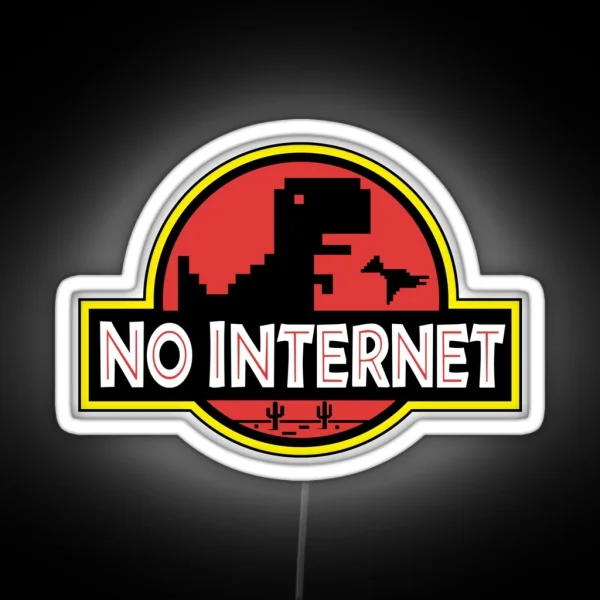 No Internet Park RGB Neon Sign