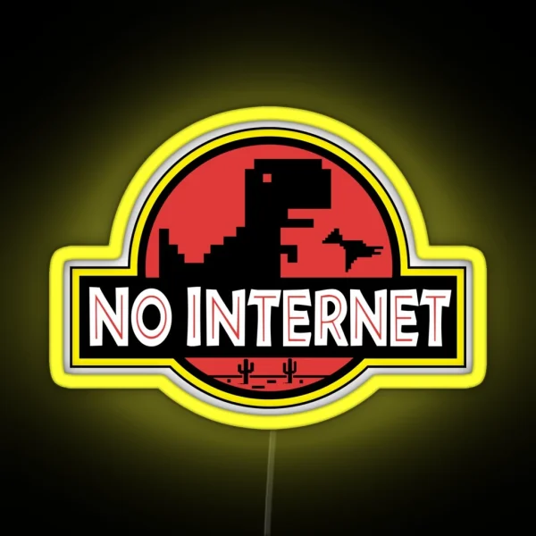 No Internet Park RGB Neon Sign