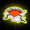 Solidarity Statement Neon Sign for Land Rights Awareness and Activism