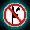 No Paper in Urinal Signs Forbidden - Humorous Bathroom Decor