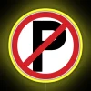 RGB Neon LED No Parking Prohibited Signs for Easy Display