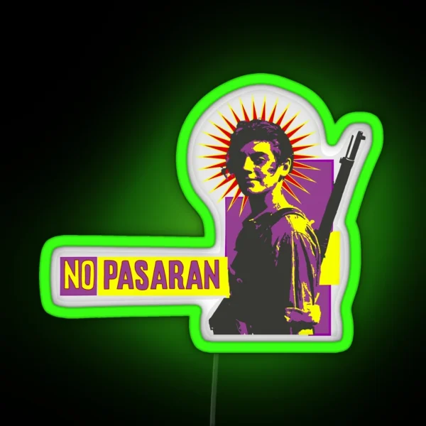No Pasaran RGB Neon Sign