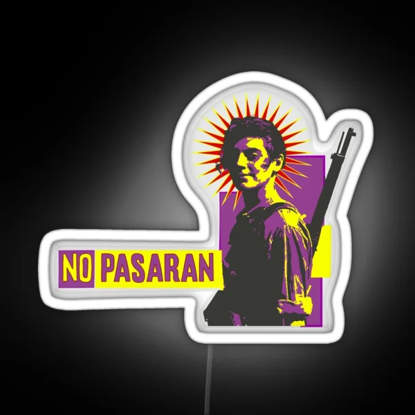 No Pasaran RGB Neon Sign