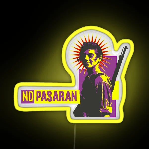 No Pasaran RGB Neon Sign