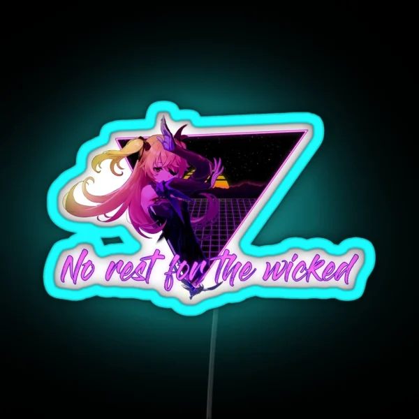 No Rest For The Wicked RGB Neon Sign