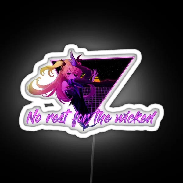 No Rest For The Wicked RGB Neon Sign