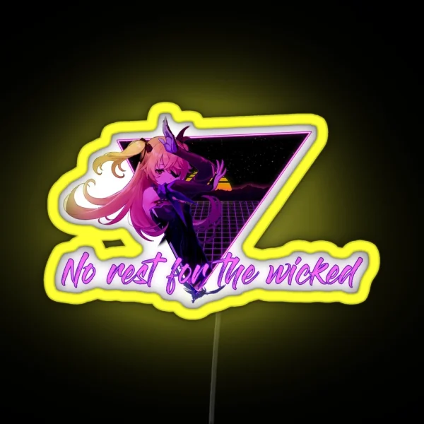 No Rest For The Wicked RGB Neon Sign