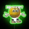 Add internet humor to your space with the No Rizz sign.