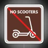 Neon Home Decor Sign Saying No Scooters Allowed with RGB Lights