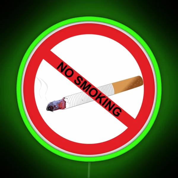 No Smoking RGB Neon Sign