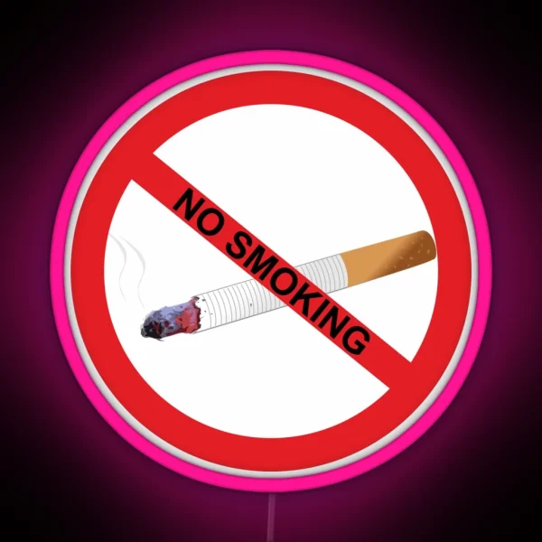 No Smoking RGB Neon Sign