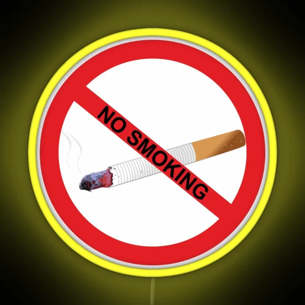 No Smoking RGB Neon Sign