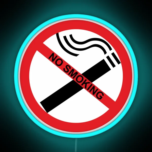 No Smoking RGB Neon Sign