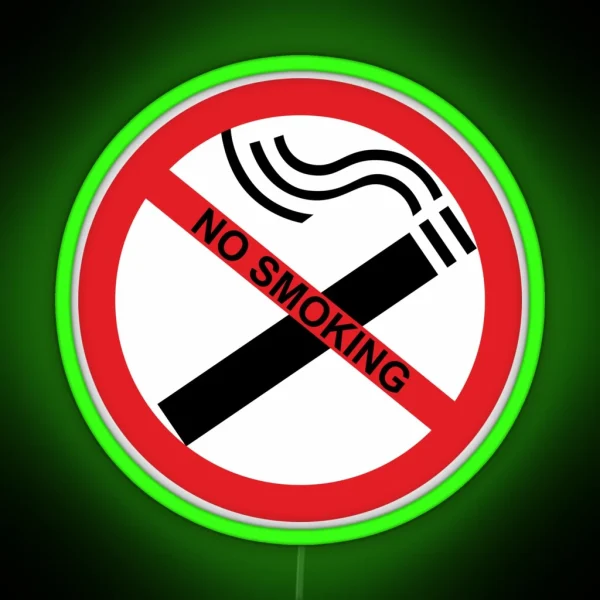 No Smoking RGB Neon Sign