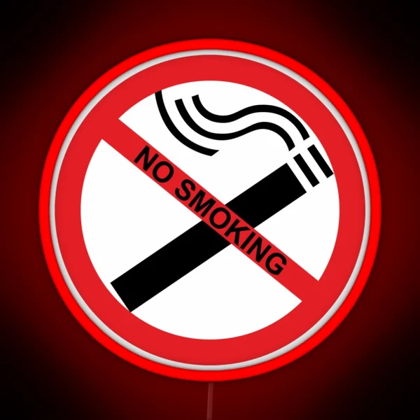 No Smoking RGB Neon Sign