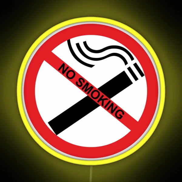 No Smoking RGB Neon Sign