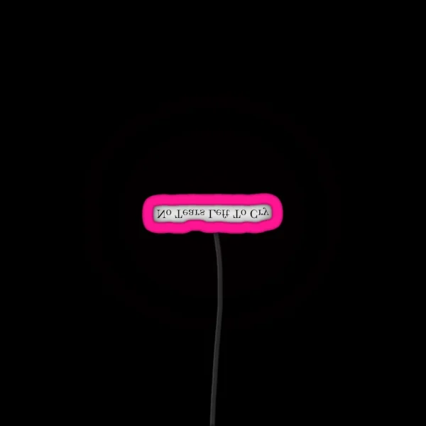 No Tears Left To Cry RGB Neon Sign