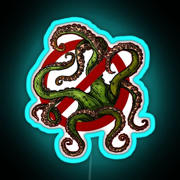 No Tentacles RGB Neon Sign