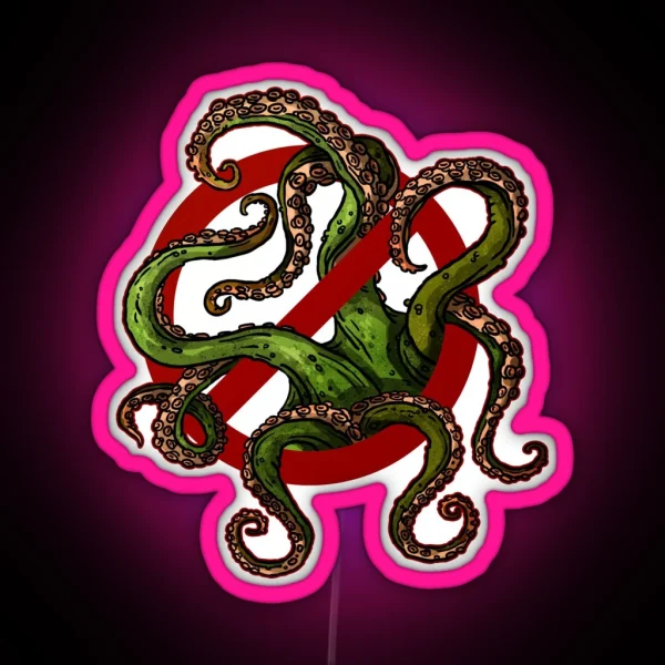No Tentacles RGB Neon Sign