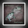 RGB Neon Retro Frog Word Art Vintage Home Decor Meme
