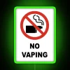 Anti-Vaping Neon Sign with Color Changing RGB LED Lights Display