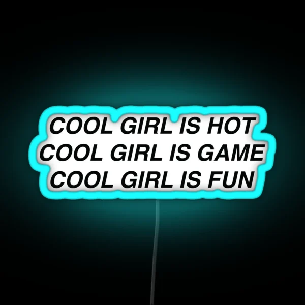 No Way Baby I M It Black Version RGB Neon Sign