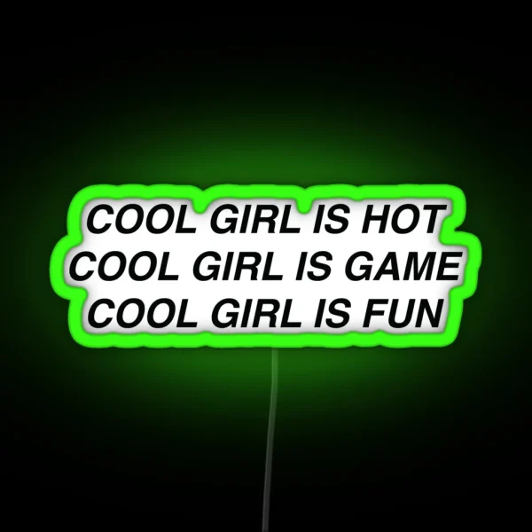 No Way Baby I M It Black Version RGB Neon Sign
