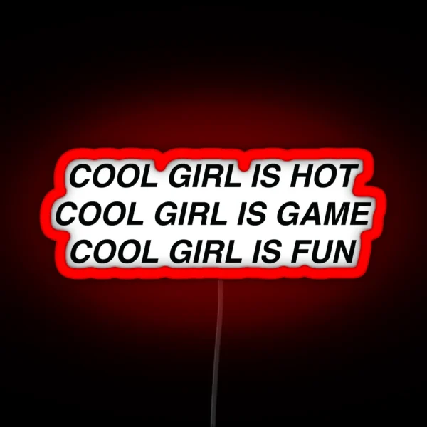 No Way Baby I M It Black Version RGB Neon Sign