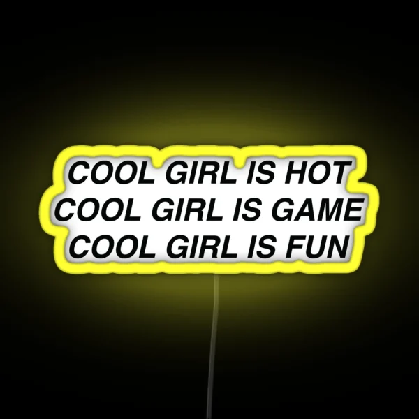 No Way Baby I M It Black Version RGB Neon Sign