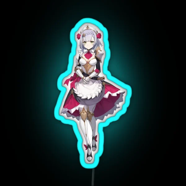 Noelle Genshin Impact RGB Neon Sign