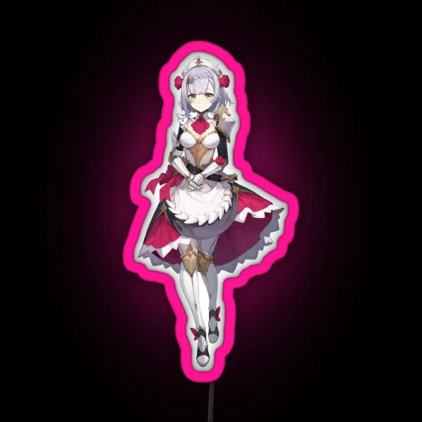 Noelle Genshin Impact RGB Neon Sign
