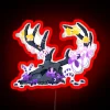 Neon non-binary deer pride skull celebrates identity in vibrant colors