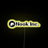 Black Led Neon Sign Display with Adjustable Color Settings Technology
