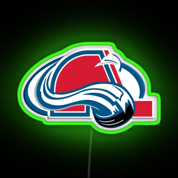 Nordiques Avalanche Mashup RGB Neon Sign