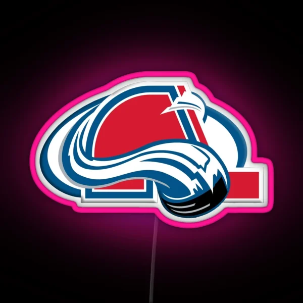 Nordiques Avalanche Mashup RGB Neon Sign