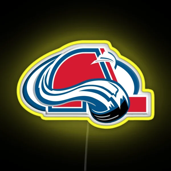 Nordiques Avalanche Mashup RGB Neon Sign