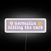 RGB LED neon curb bumper protector warning sign decoration display